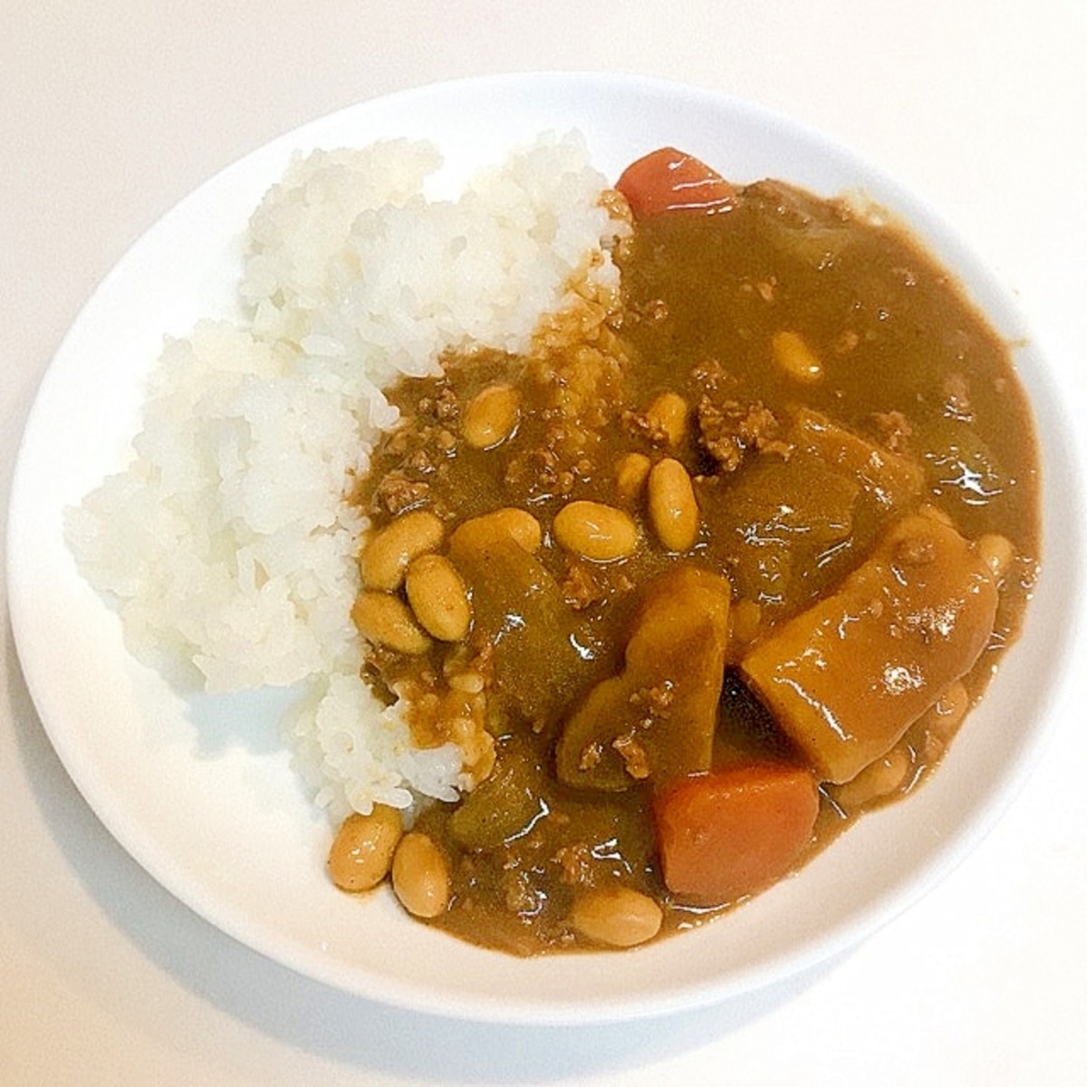 ひき肉と大豆のカレーライス レシピ 作り方 By Cu3 Conture 楽天レシピ ひき肉と大豆のカレーライス レシピ 作り方 By Cu3 Conture 楽天レシピ